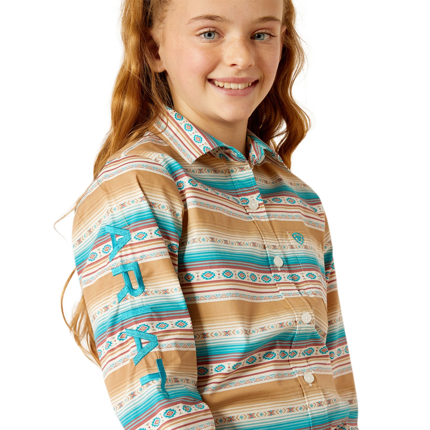 Ariat Youth Girl's Team Kirby Fallon Serape Print Shirt 10052735