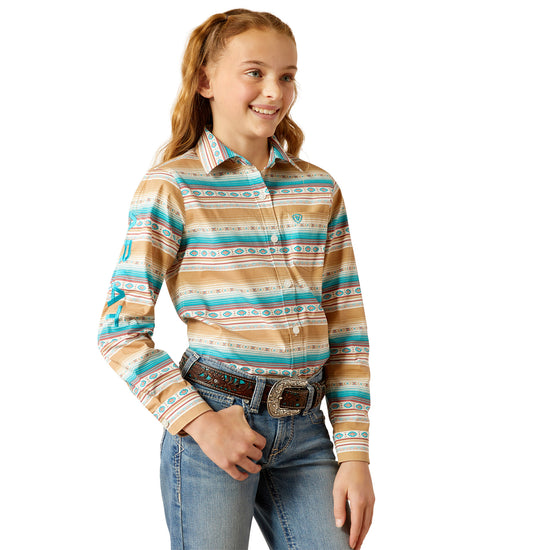 Ariat Youth Girl's Team Kirby Fallon Serape Print Shirt 10052735