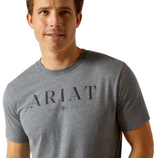 Ariat Men's B&W Logo Athletic Heather T-Shirt 10052010