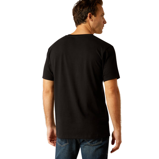 Ariat Men's Logo Graphic Black & White T-Shirt 10052011