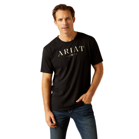 Ariat Men's Logo Graphic Black & White T-Shirt 10052011