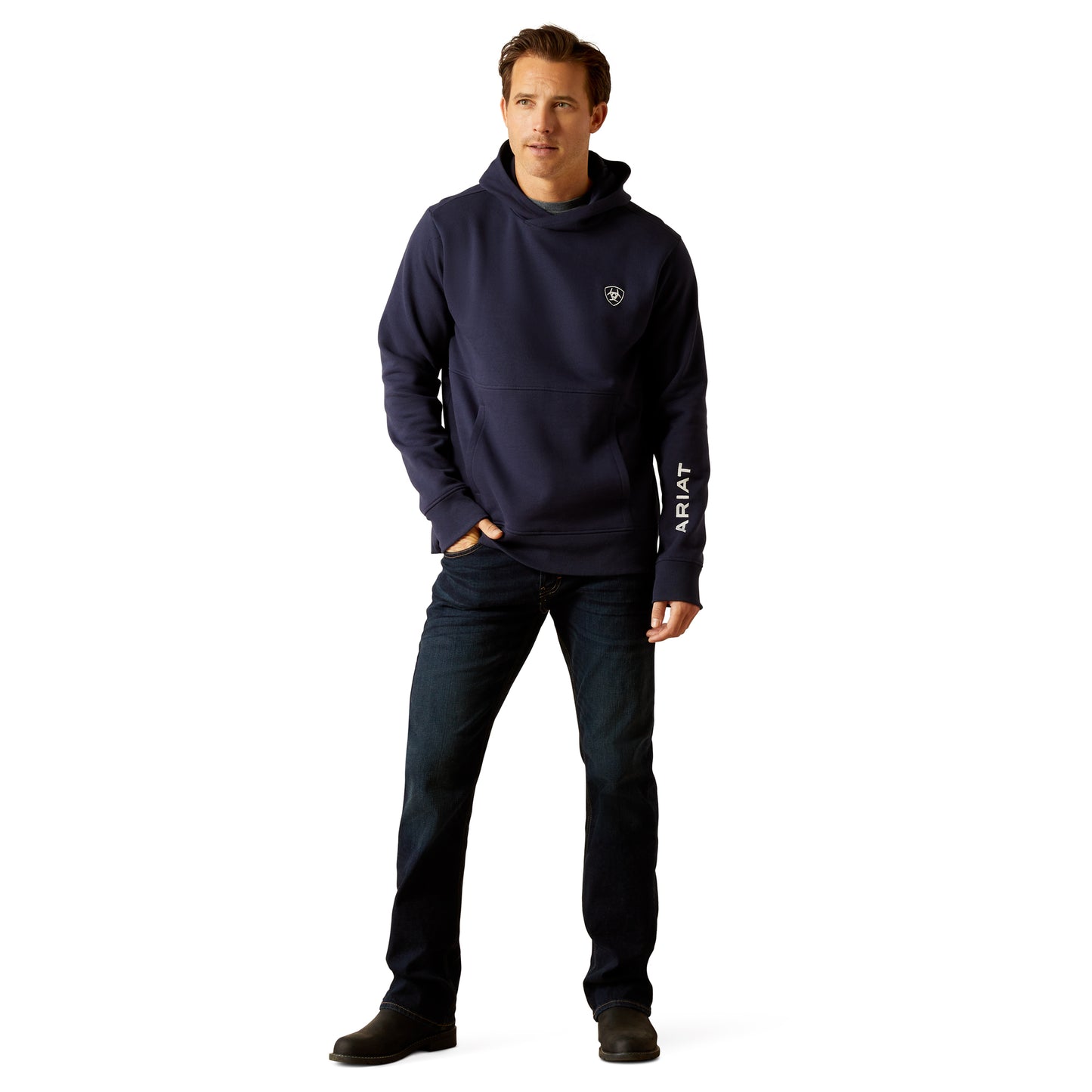 Ariat Men's Rabere Navy Eclipse Hoodie 10052755