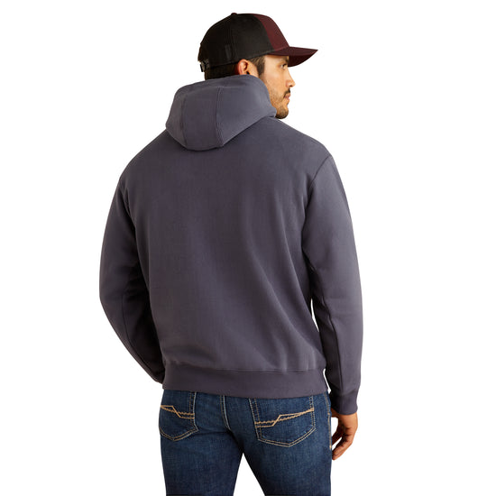 Ariat Men's Southwestern Longhorn Odyssey Grey Hoodie 10052004