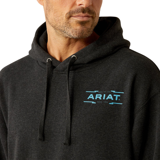 Ariat Men's Diamond Canyon Black Heather Hoodie 10052007