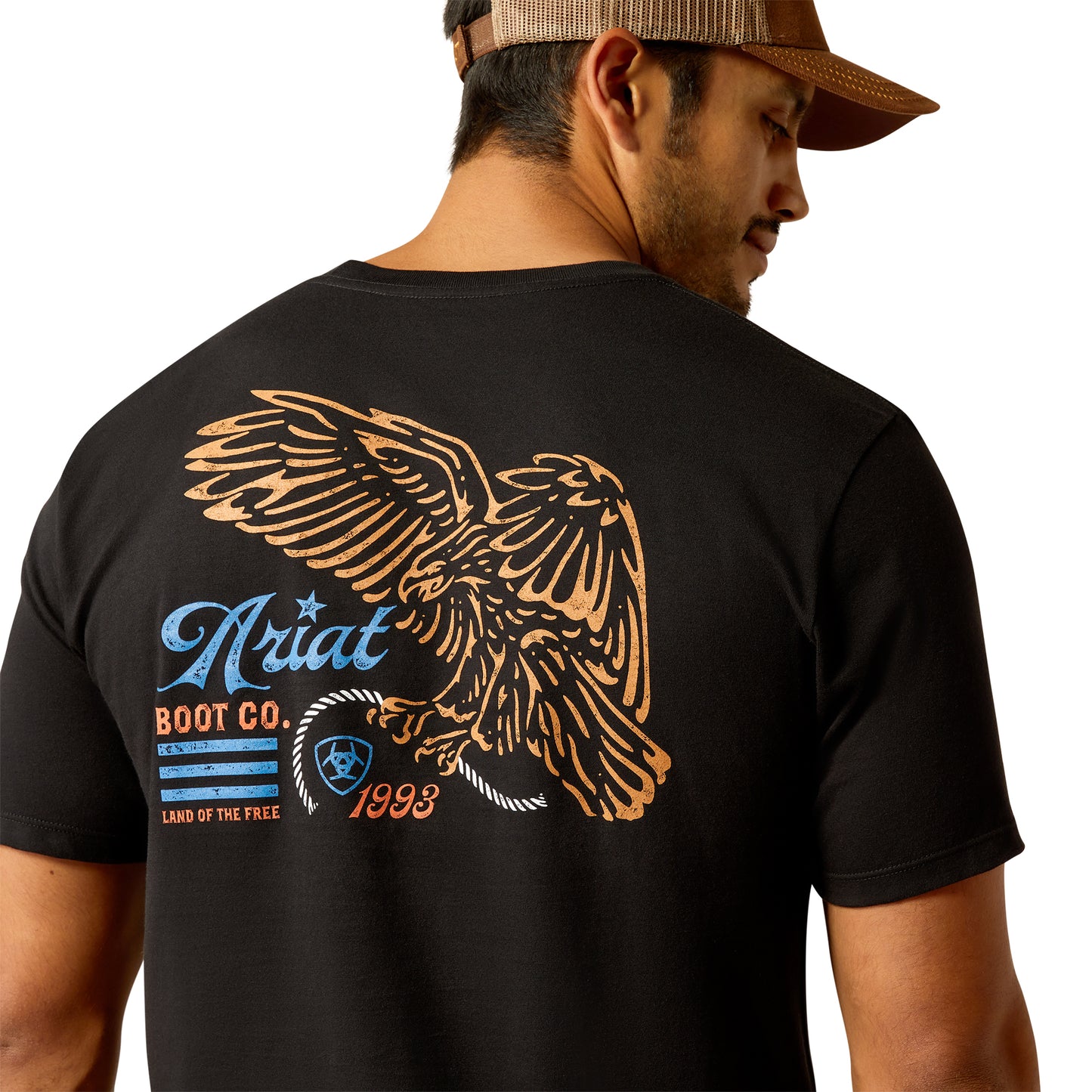 Ariat Men's Eagle Freedom Black Graphic T-Shirt 10052017