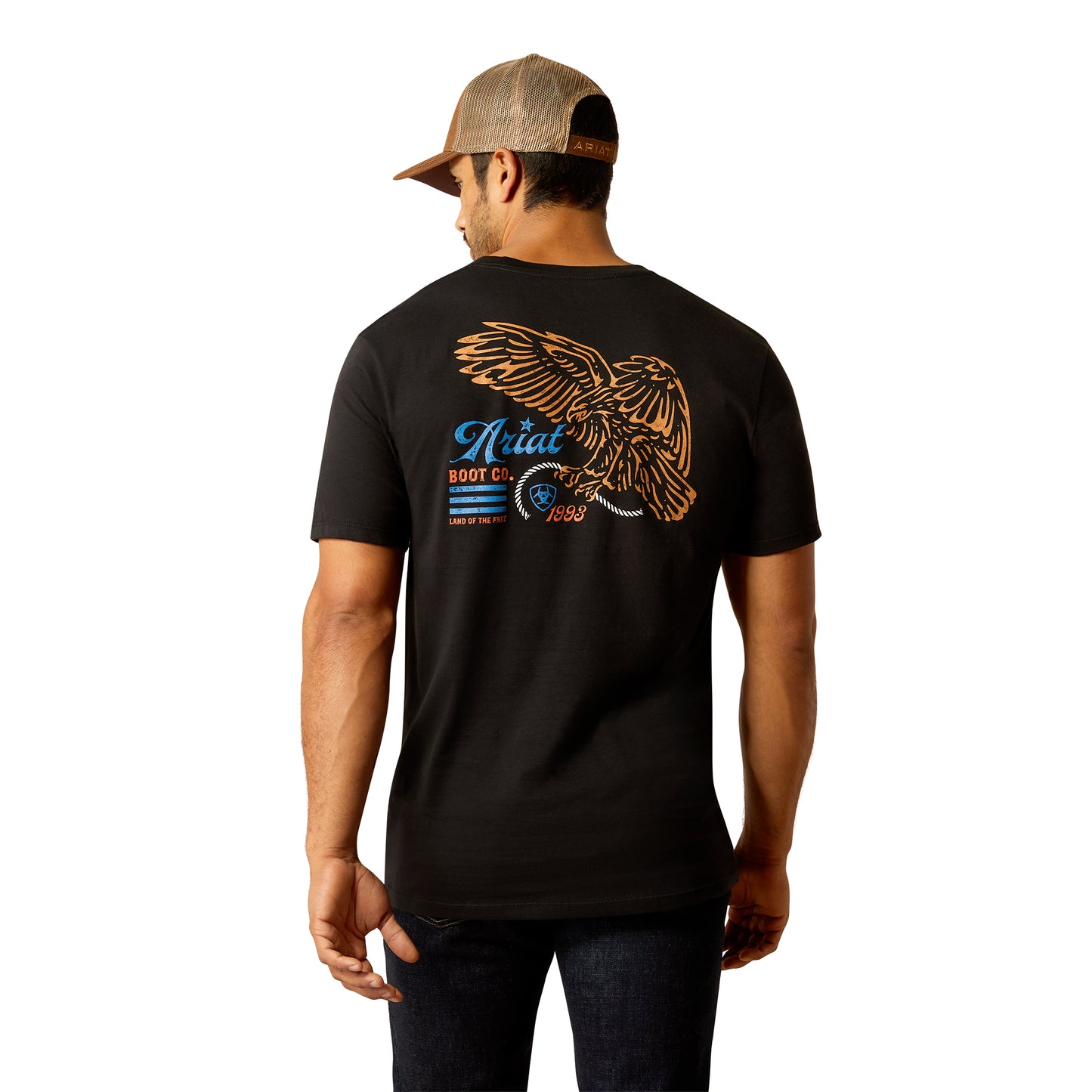 Ariat Men's Eagle Freedom Black Graphic T-Shirt 10052017