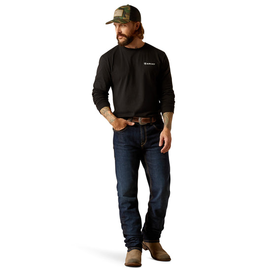 Ariat Men's Lotf Camo Shield Black T-Shirt 10052035