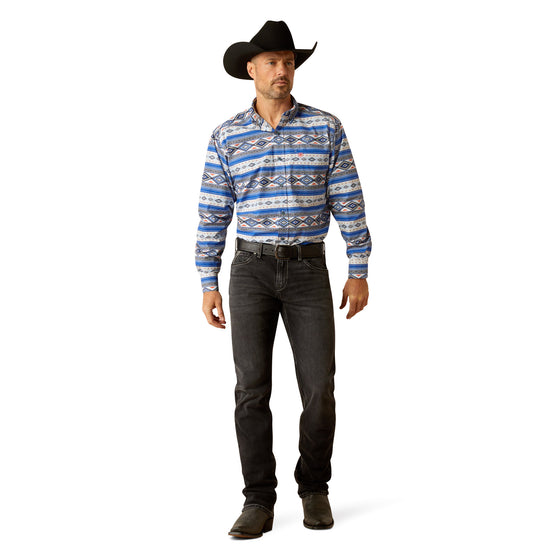 Ariat Men's Ryder Classic Fit Royal Blue Shirt 10052355