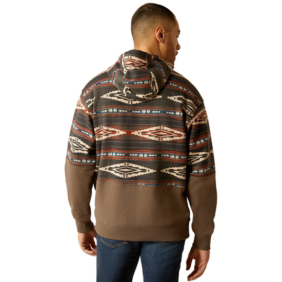 Ariat Men's Color Block Brindle Hoodie 10052452