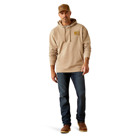 Ariat Men's Camo Hex Beige Hoodie 10052460