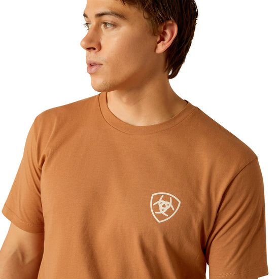 Ariat Men's Horizon Oasis Chipmunk Orange T-Shirt 10052505