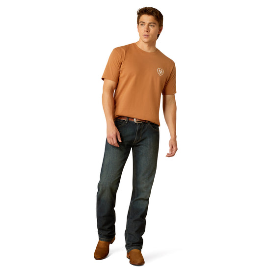 Ariat Men's Horizon Oasis Chipmunk Orange T-Shirt 10052505