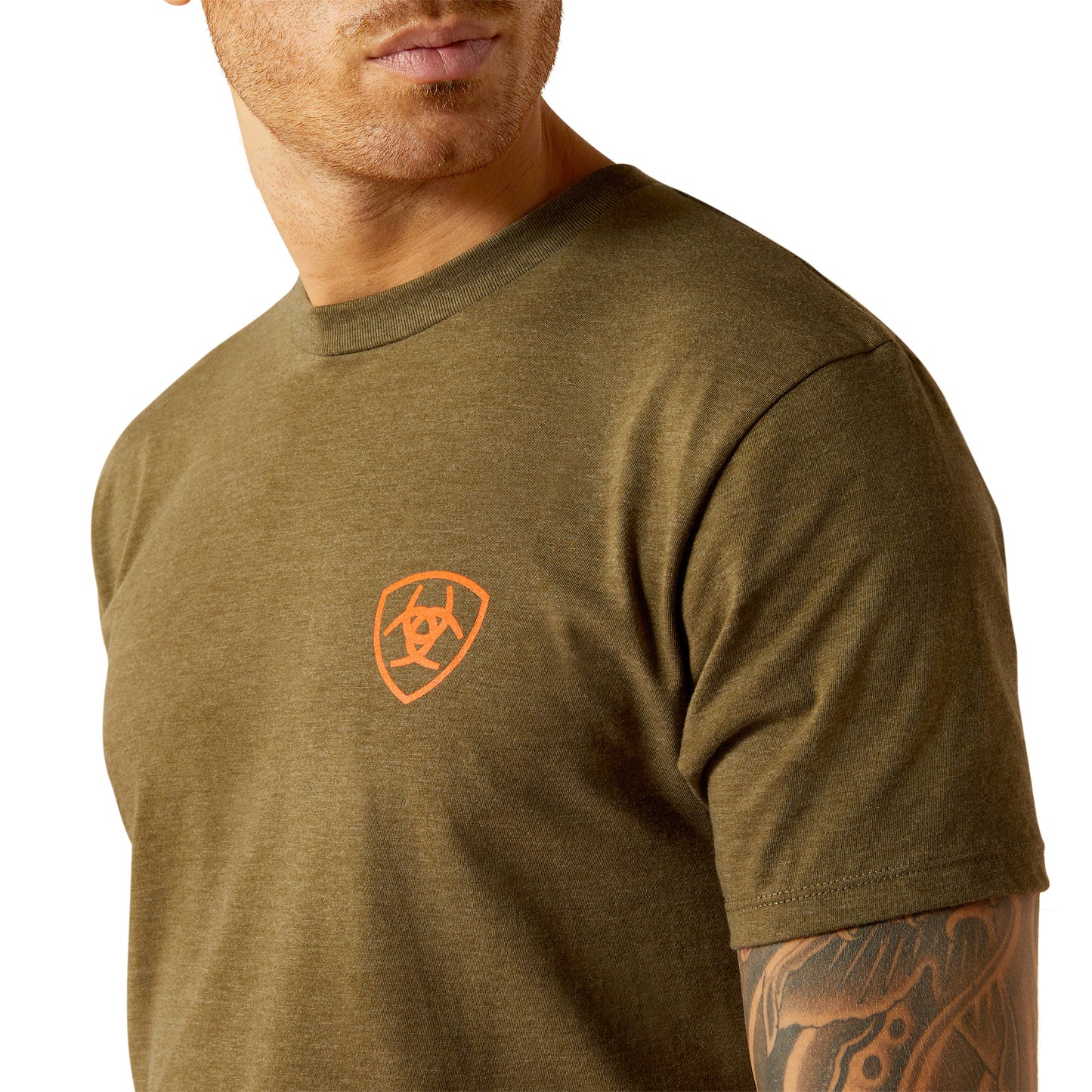 Ariat Men's Grain Flag Military Heather T-Shirt 10052569