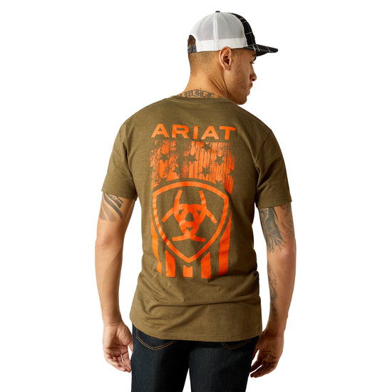 Ariat Men's Grain Flag Military Heather T-Shirt 10052569