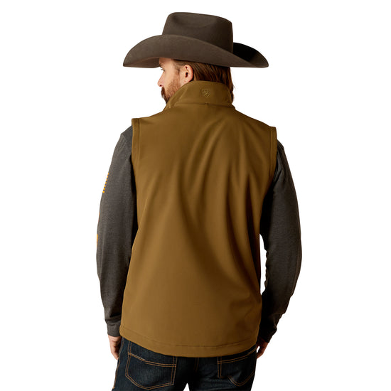 Ariat Men's Logan Beech Brown Softshell Vest 10052591