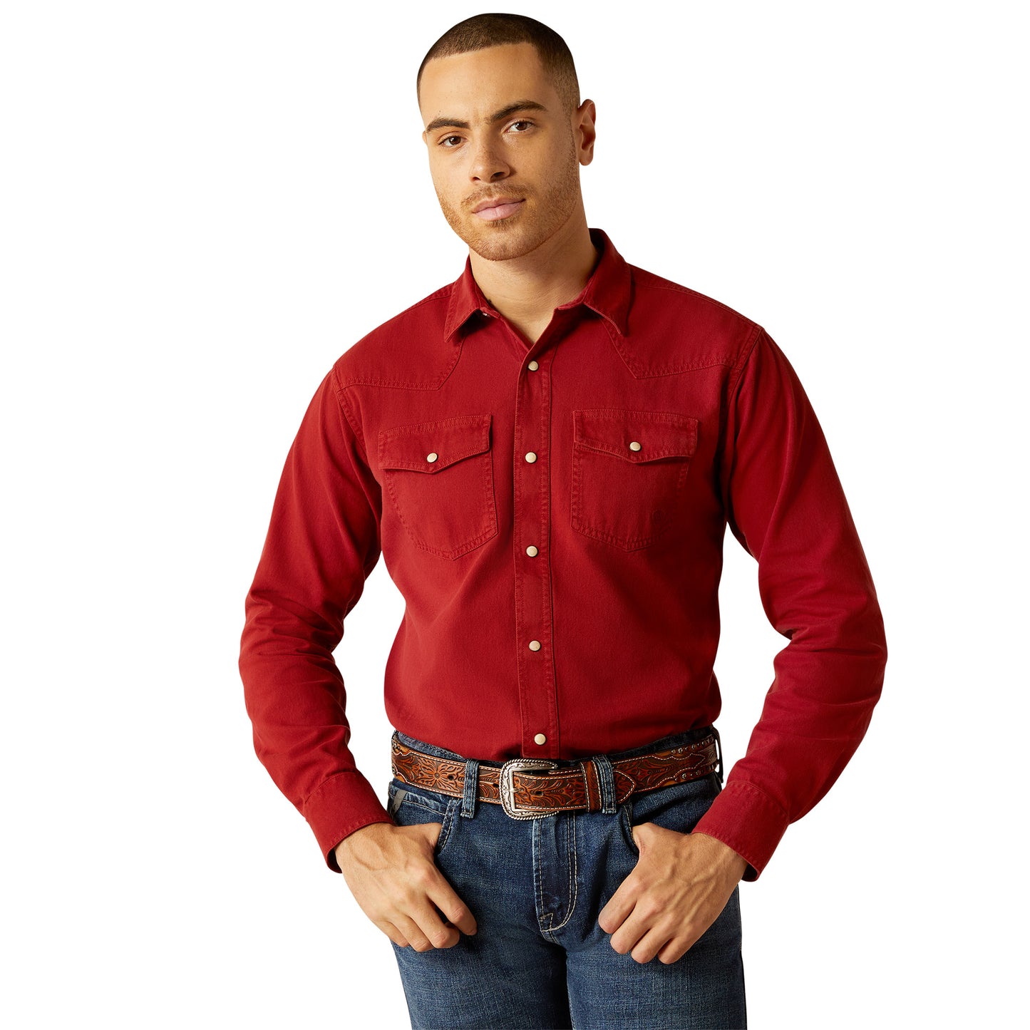 Ariat Men's Jurlington Retro Rosewood Shirt 10052690