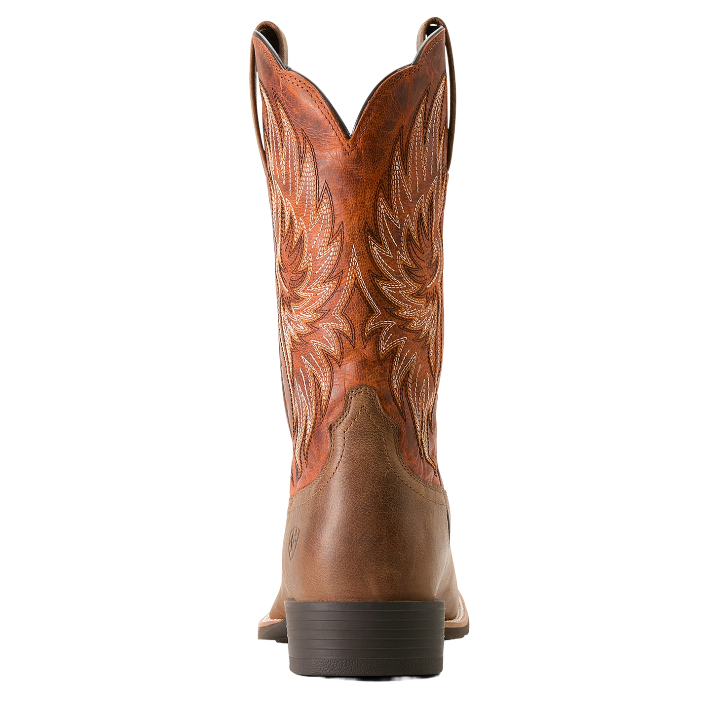 Ariat Men's Sport Rider Vintage Oak & Rustic Orange Cowboy Boot 10053565