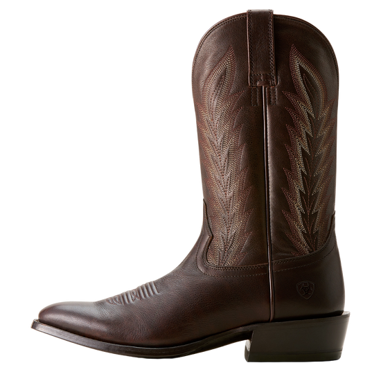 Ariat Men's Willie Embroidered Chocolate Brown Western Boot 10053585