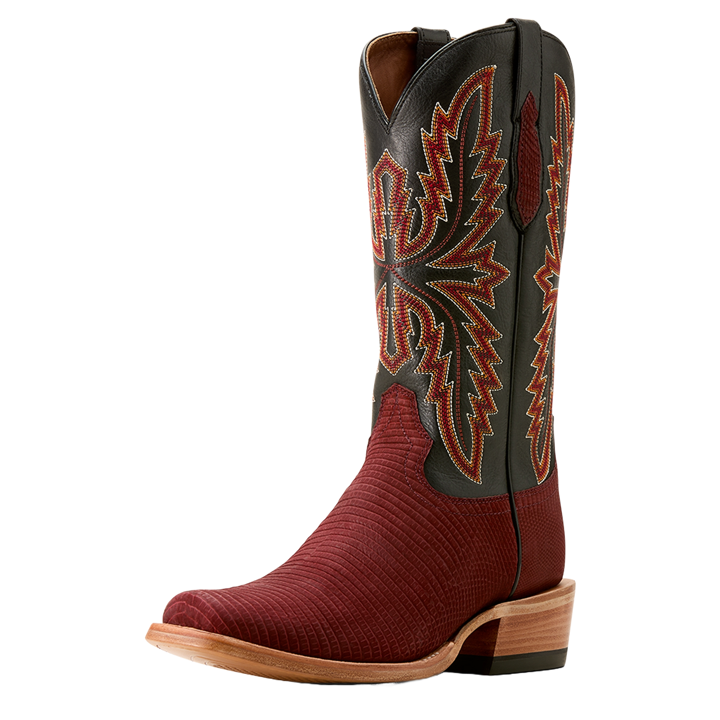 Ariat Men's Futurity Relentless Golde Rush Red Lizard Cowboy Boot 10053723