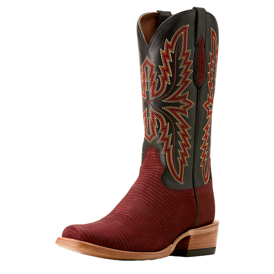 Ariat Men's Futurity Relentless Golde Rush Red Lizard Cowboy Boot 10053723