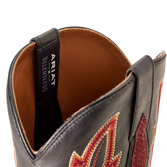 Ariat Men's Futurity Relentless Golde Rush Red Lizard Cowboy Boot 10053723