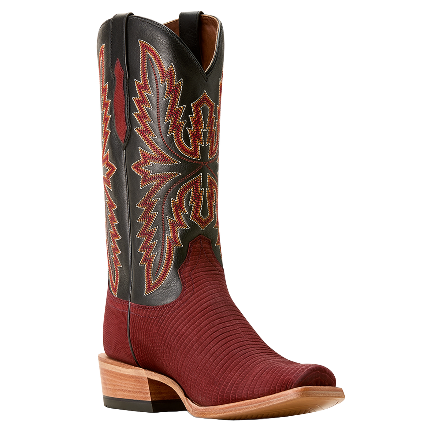 Ariat Men's Futurity Relentless Golde Rush Red Lizard Cowboy Boot 10053723