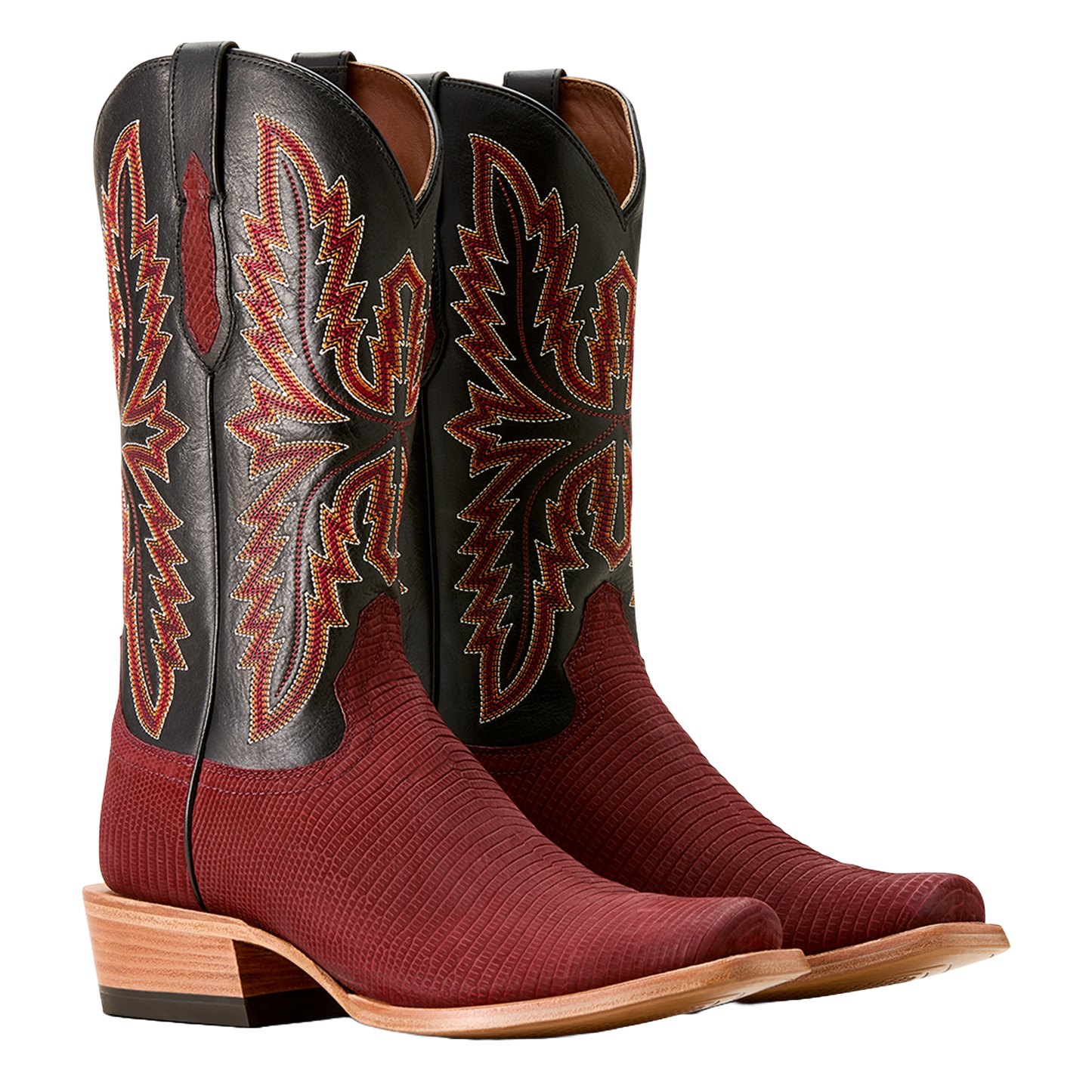 Ariat Men's Futurity Relentless Golde Rush Red Lizard Cowboy Boot 10053723