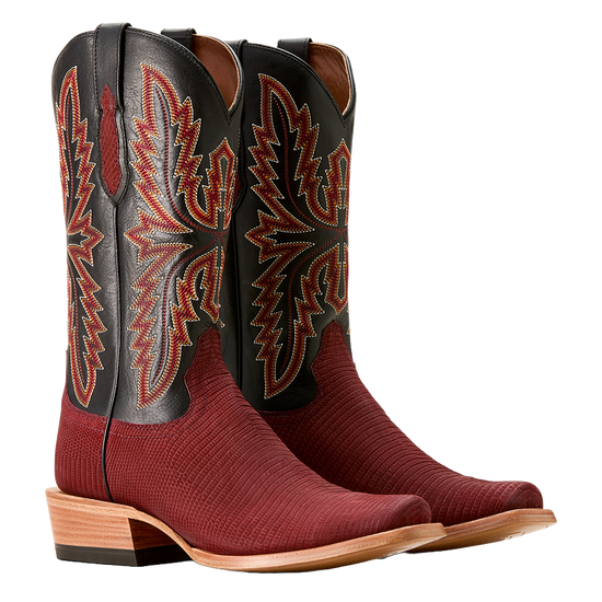 Ariat Men's Futurity Relentless Golde Rush Red Lizard Cowboy Boot 10053723