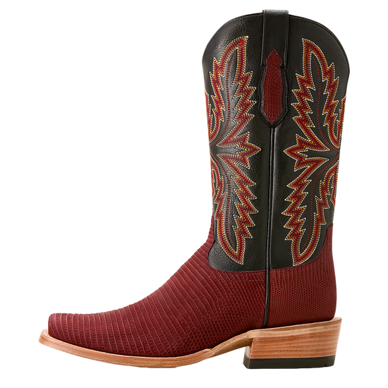 Ariat Men's Futurity Relentless Golde Rush Red Lizard Cowboy Boot 10053723