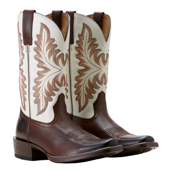 Ariat Men's Renegade Mahogany & Crema Western Cowboy Boots 10053762