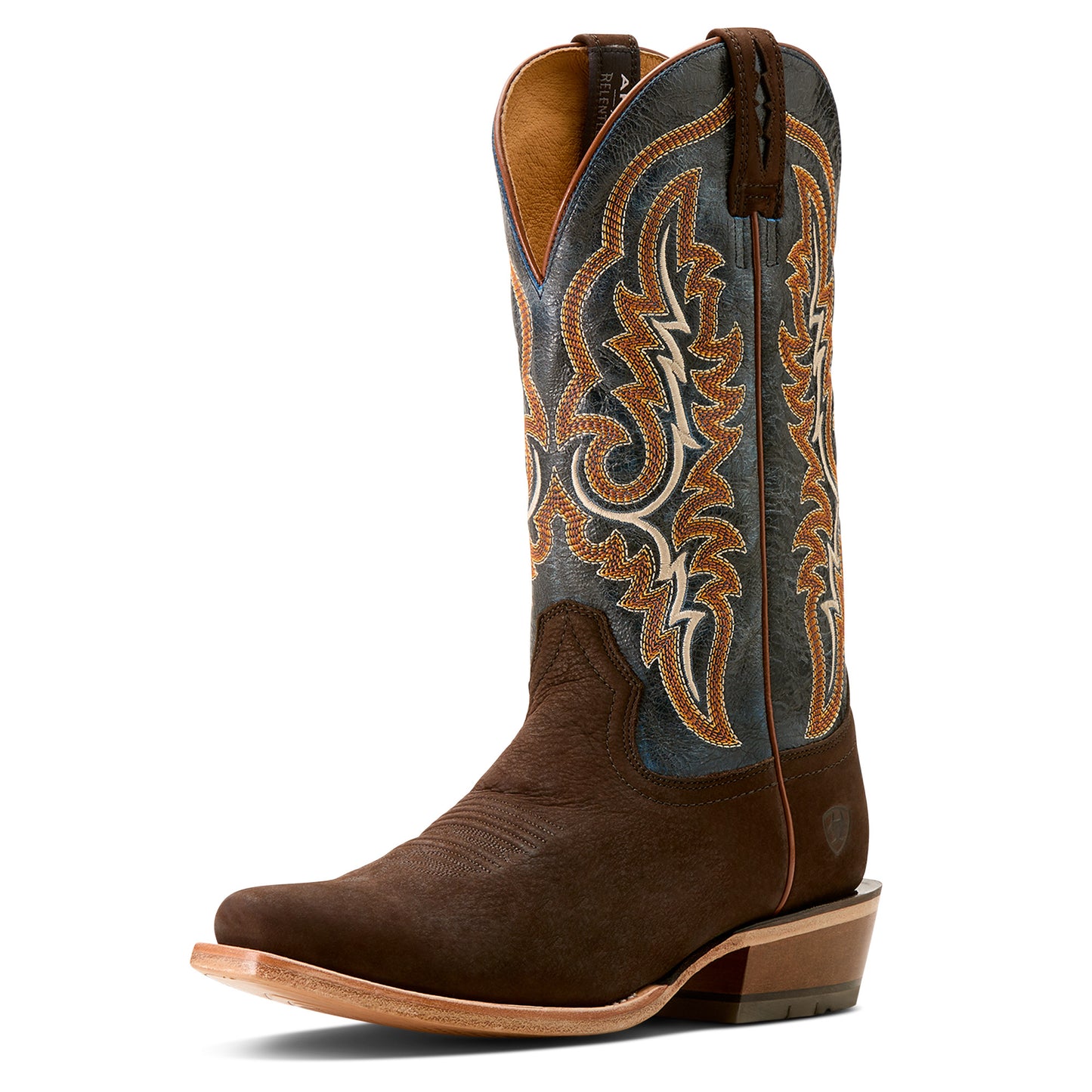 Ariat Men's Futurity Relentless Bama Chocolate Bison Fury Cowboy Boot 10053825