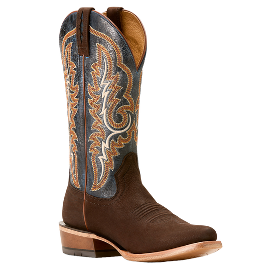 Ariat Men's Futurity Relentless Bama Chocolate Bison Fury Cowboy Boot 10053825