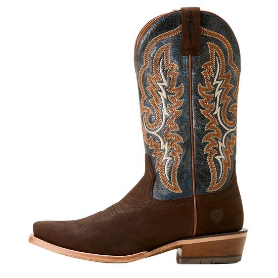 Ariat Men's Futurity Relentless Bama Chocolate Bison Fury Cowboy Boot 10053825