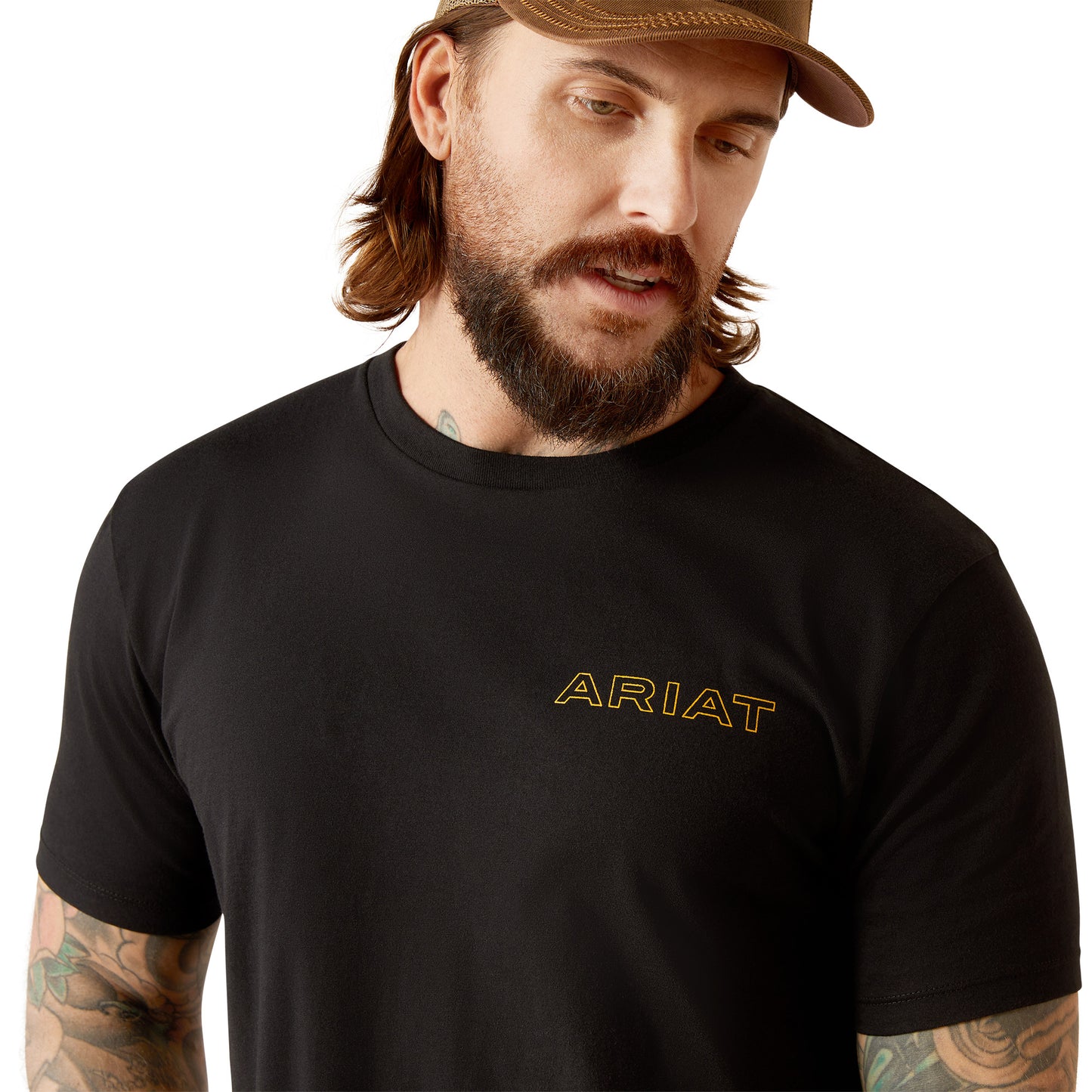 Ariat Men's Western Wear Black Short Sleeve T-Shirt 10053994