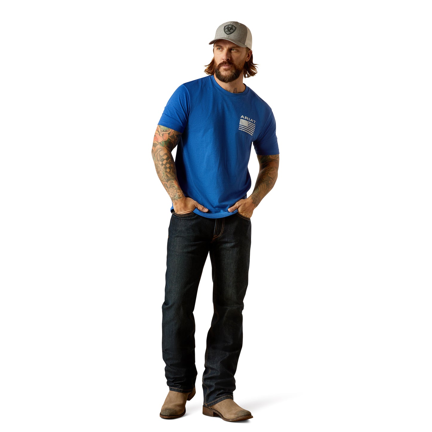 Ariat Men's Freedom Royal Heather T-Shirt 10054174