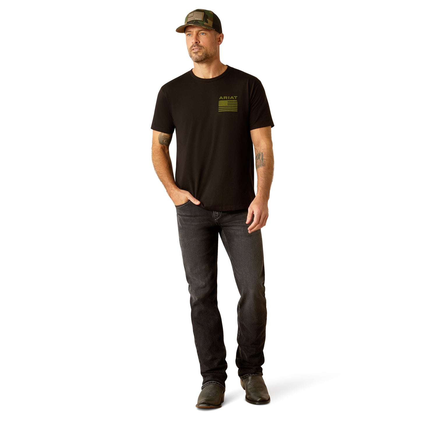 Ariat Men's Freedom Black T-Shirt 10054175