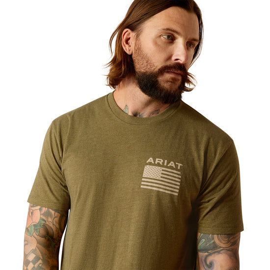 Ariat Men's Freedom Military Heather T-Shirt 10054176