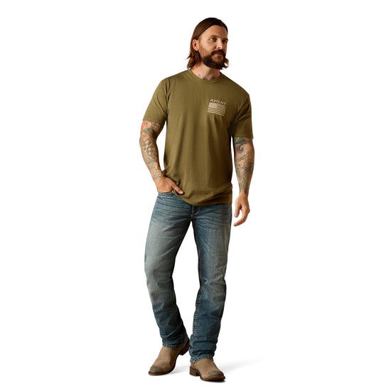 Ariat Men's Freedom Military Heather T-Shirt 10054176