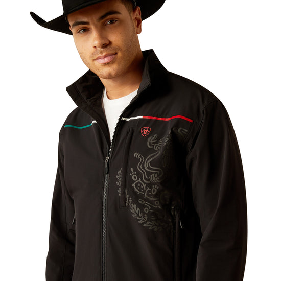 Ariat Men's Pioneer Black StretchShell Mexico Jacket 10054234