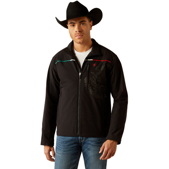 Ariat Men's Pioneer Black StretchShell Mexico Jacket 10054234