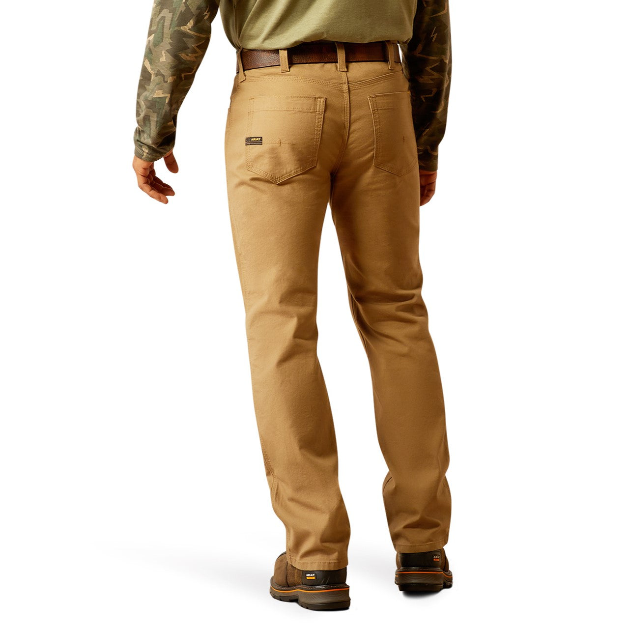 Ariat Men's Rebar M5 Made Tough Straight Leg Khaki Work Pants 10051859