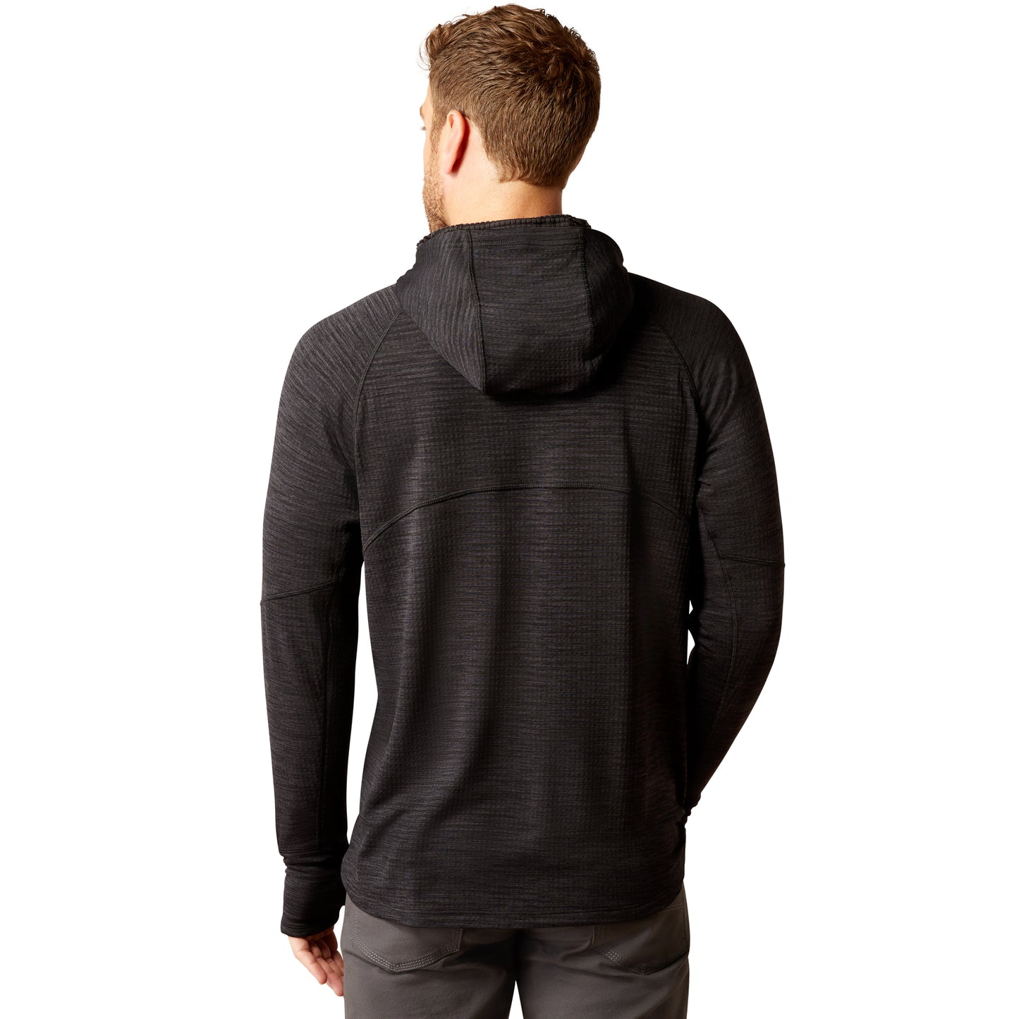 Ariat Men's Rebar Gridwork™ Black Work Hoodie 10052063