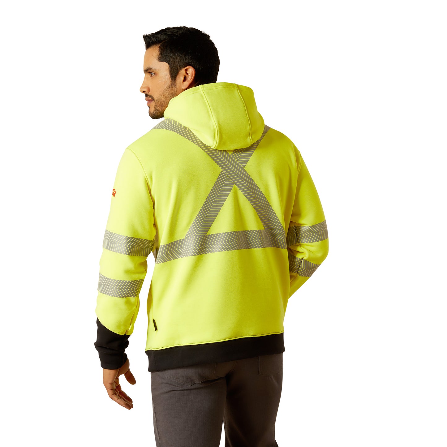 Ariat Men's FR Hi-Vis Neon Yellow Work Hoodie 10052589