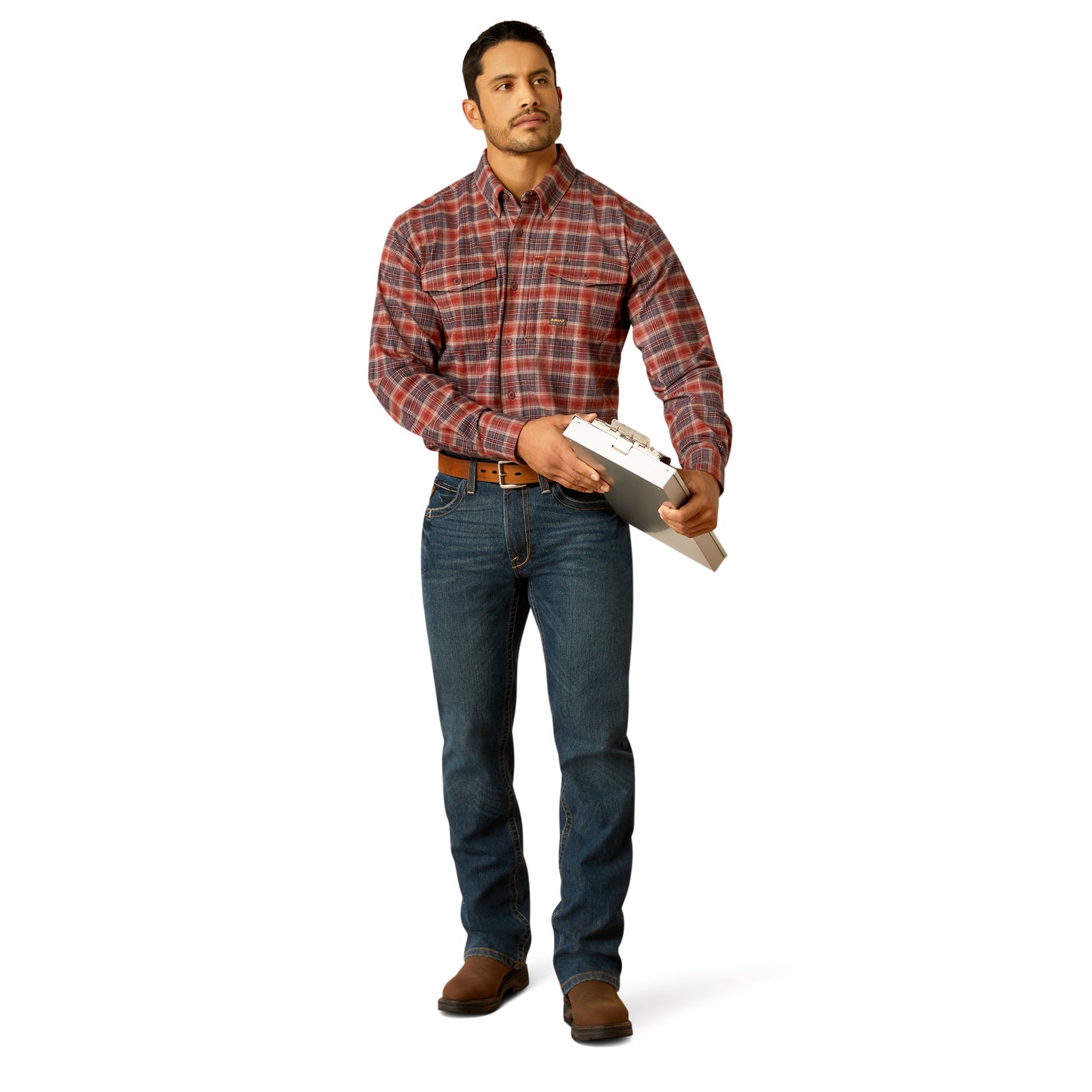 Ariat Men's Rebar Flannel DuraStretch Work Shirt 10052804