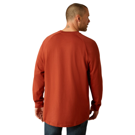 Ariat Men's Rebar Cotton Strong™ Graphic Burnt Orange Work T-Shirt 10052861