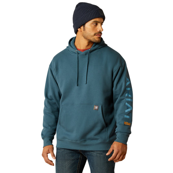 Ariat Men's Rebar Graphic Stargazer Blue Work Hoodie 10052866