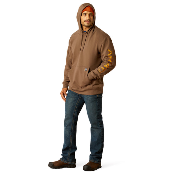 Ariat Men's Rebar Graphic Golden Brown Work Hoodie 10052867