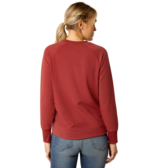 Ariat Ladies Benicia Burnt Russet Graphic Pullover 10052761