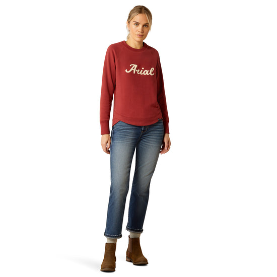 Ariat Ladies Benicia Burnt Russet Graphic Pullover 10052761