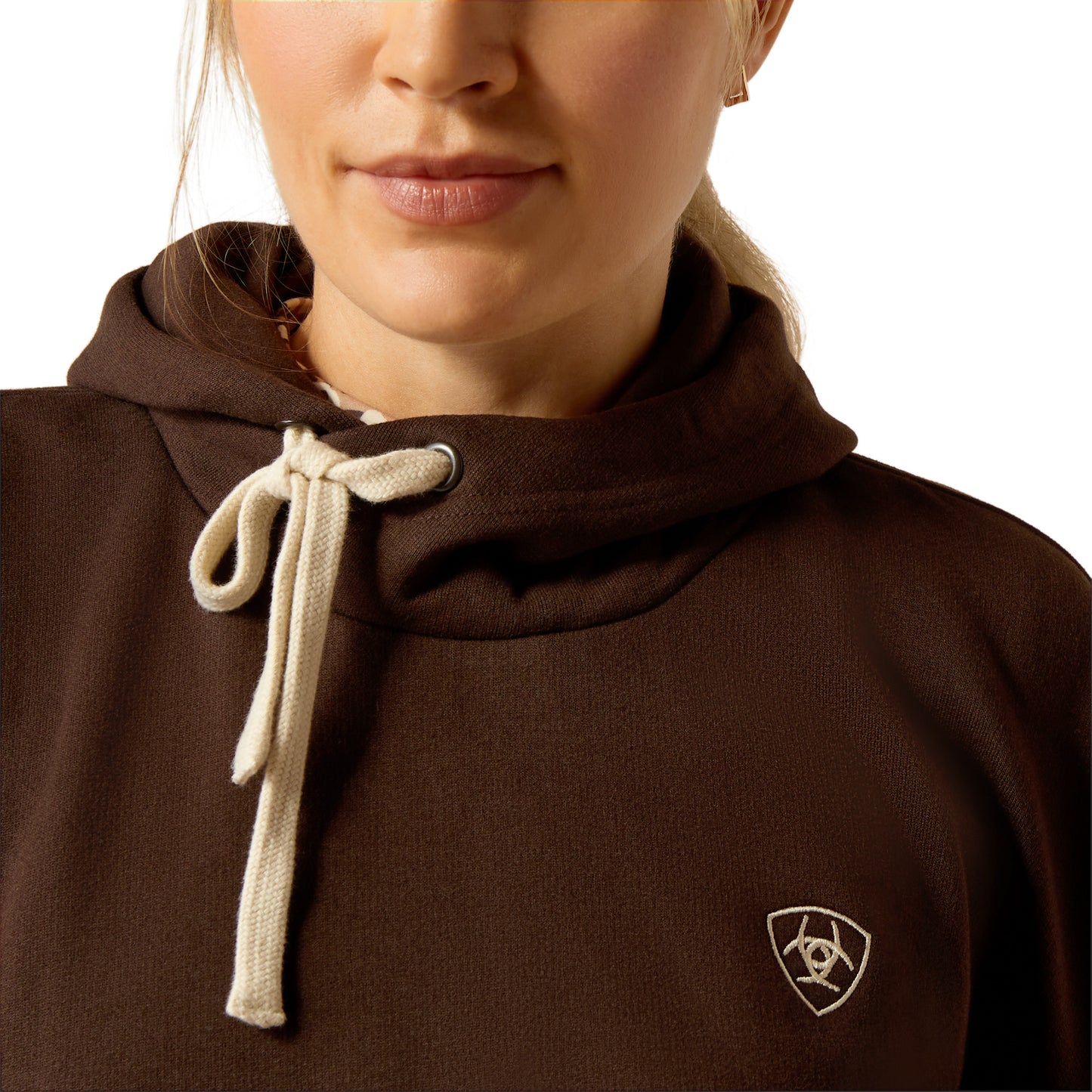 Ariat Ladies Rabere Graphic Dark Brown Hoodie 10052772